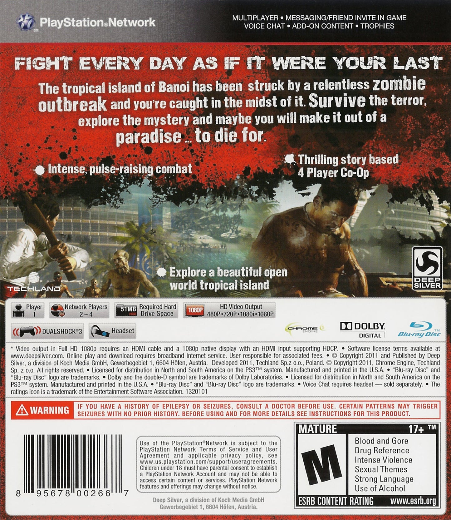 Dead Island Riptide [Special Edition] Playstation 3