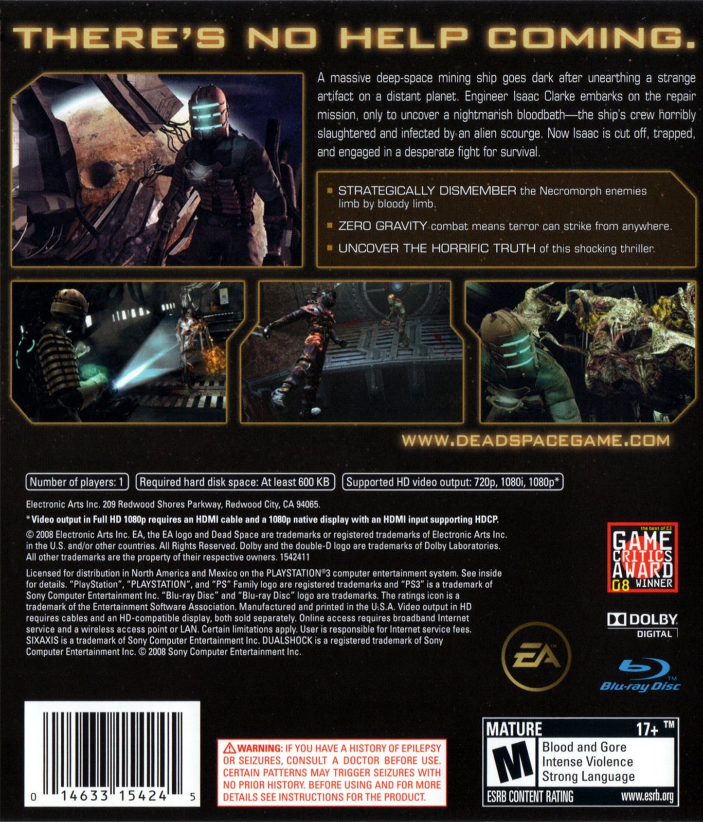 Dead Space Playstation 3
