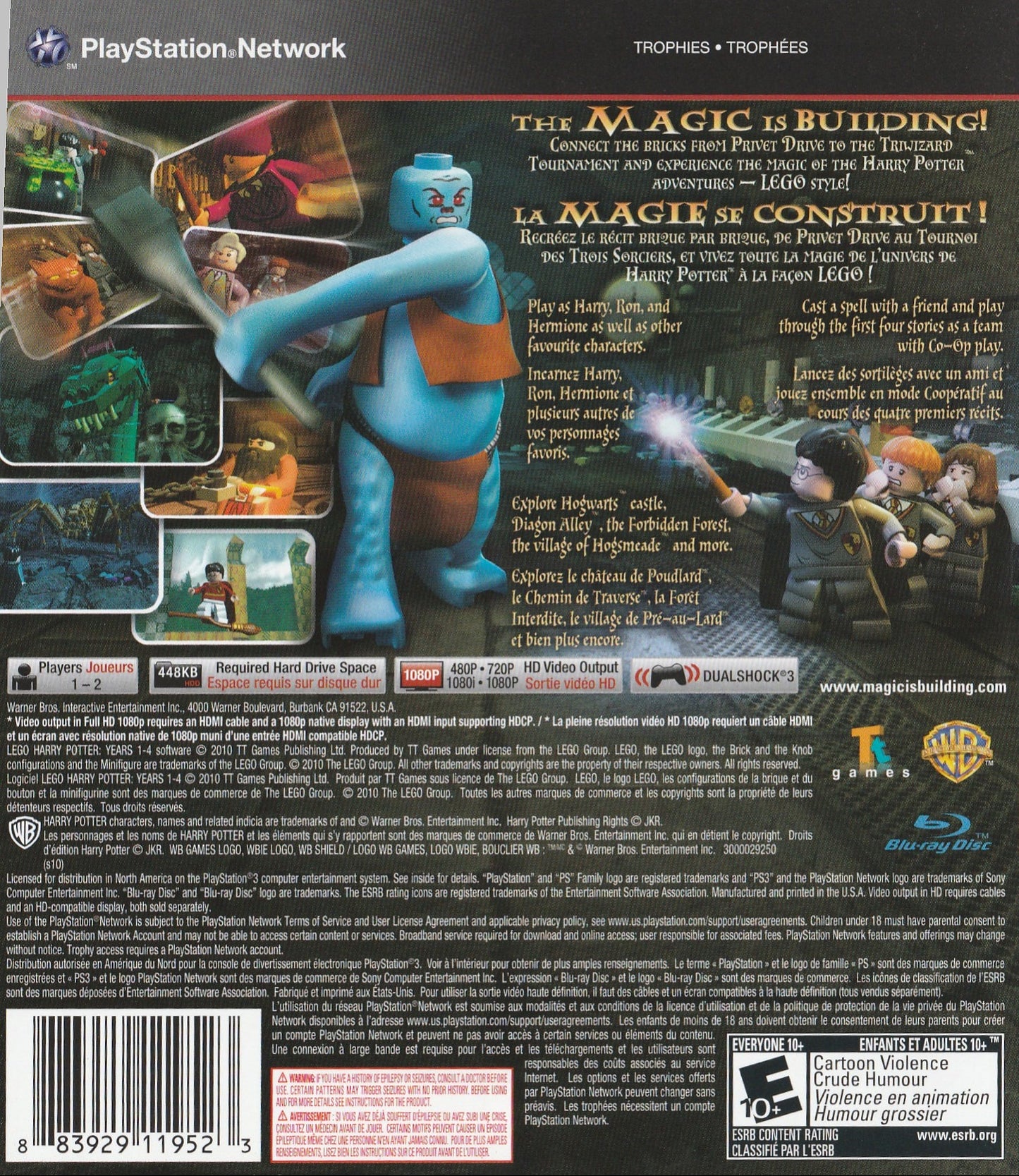 LEGO Harry Potter: Years 1-4 Playstation 3