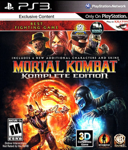 Mortal Kombat Komplete Edition Playstation 3