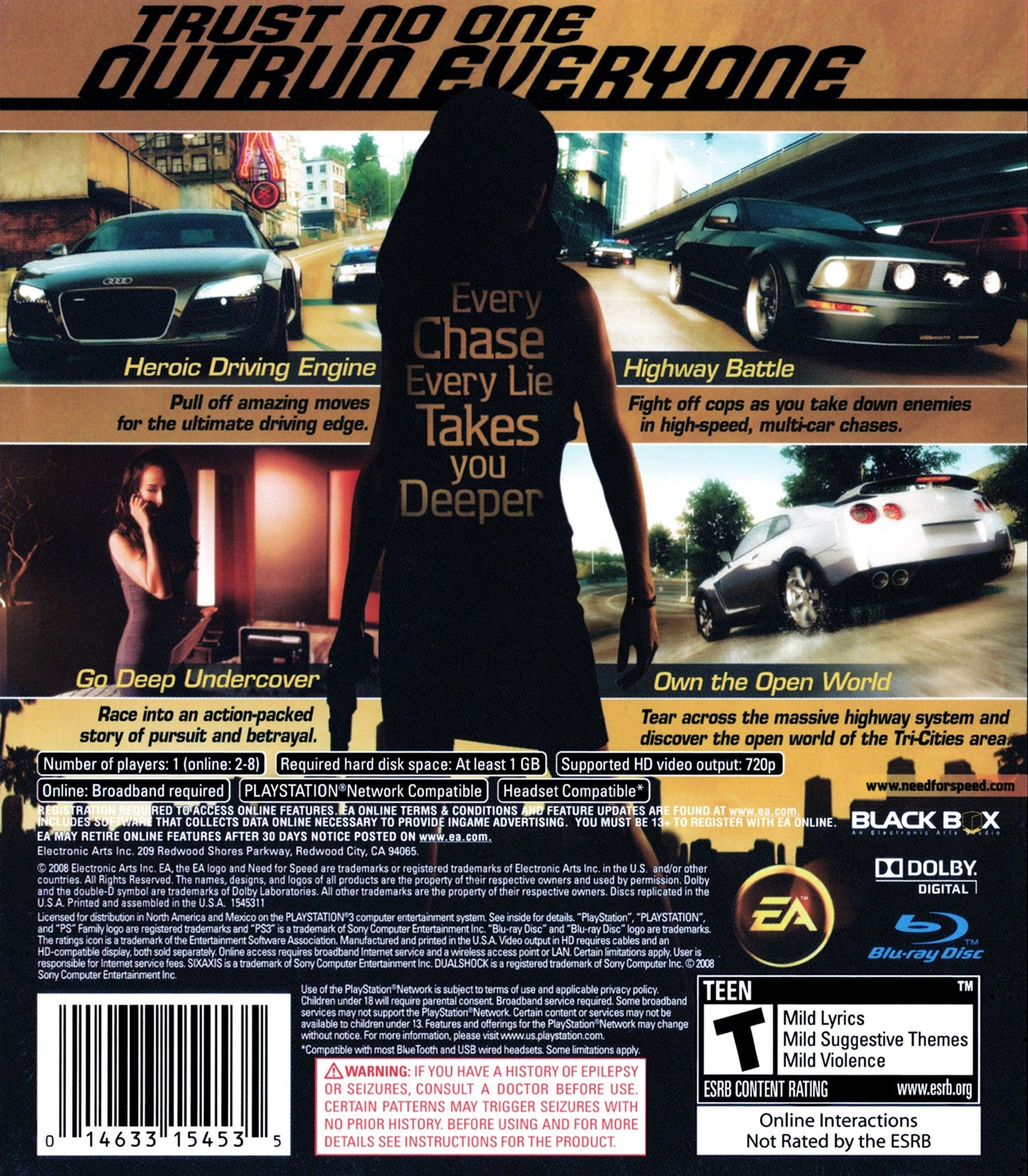 Need For Speed Undercover Playstation 3