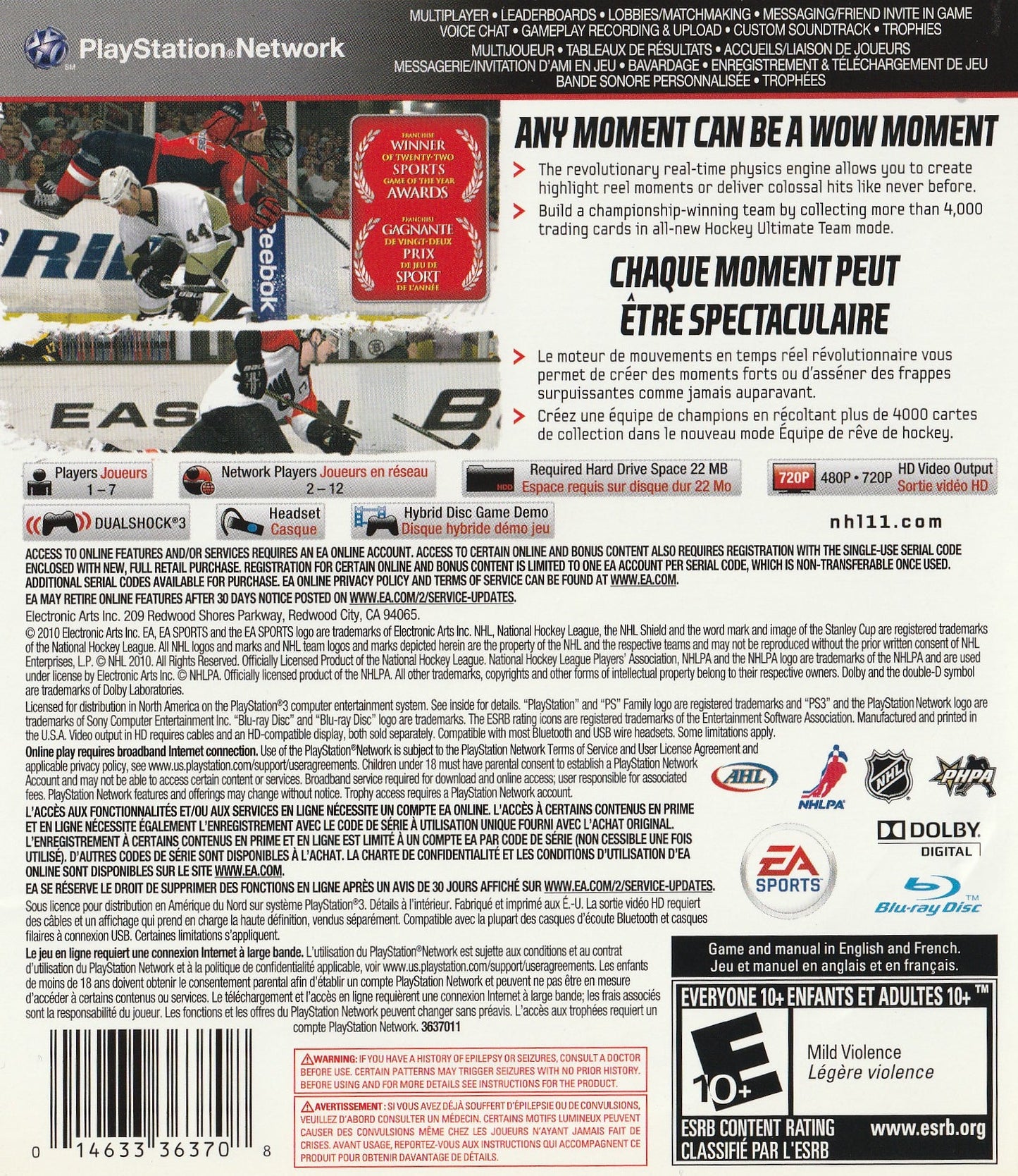 NHL 11 Playstation 3