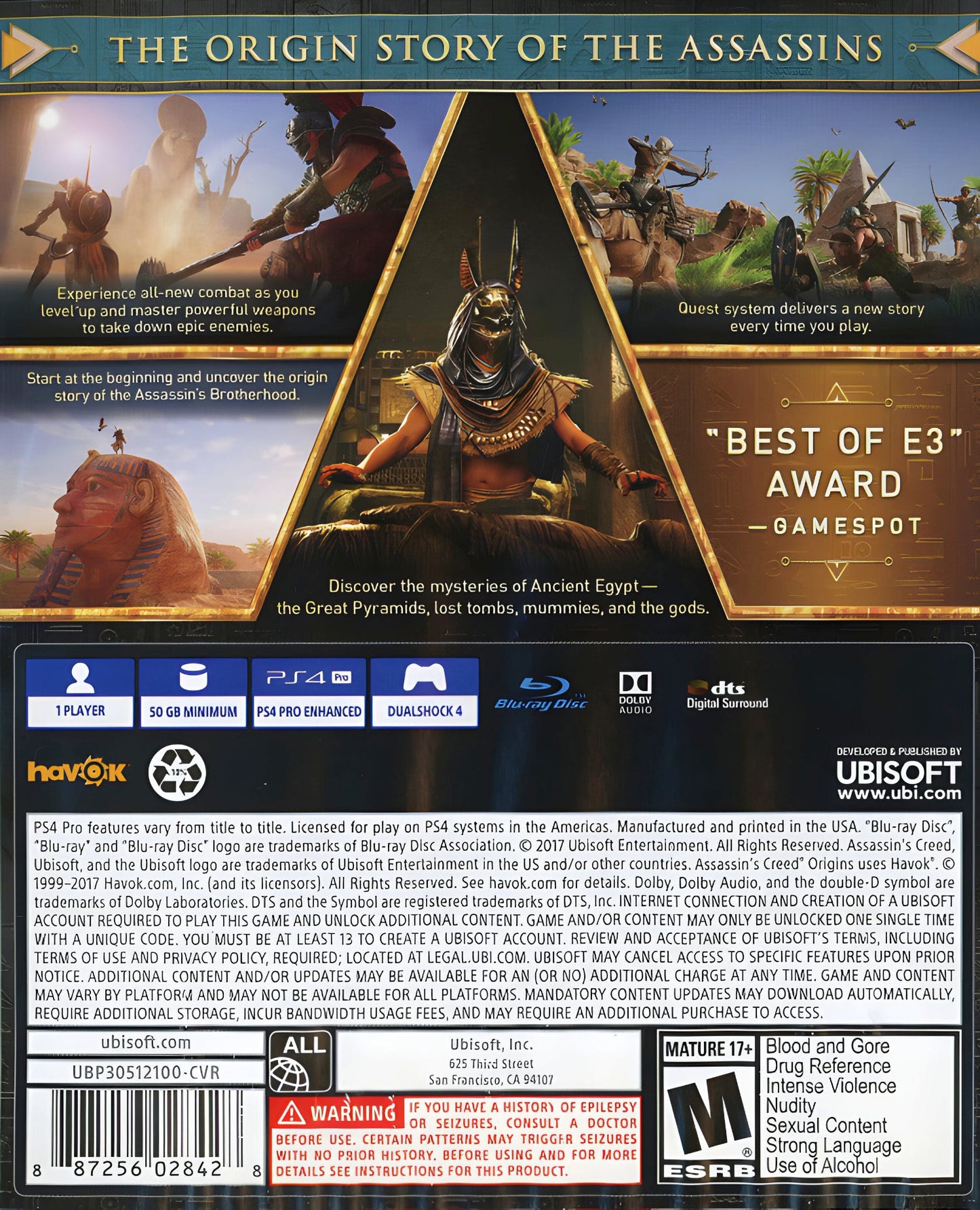 Assassin's Creed: Origins Playstation 4