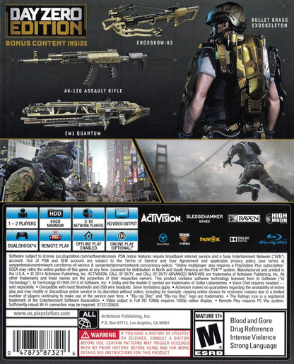 Call Of Duty Advanced Warfare [Day Zero] Playstation 4