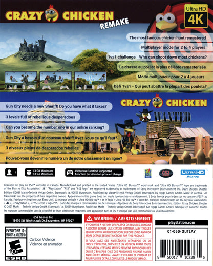 Crazy Chicken Shooter Edition Playstation 5