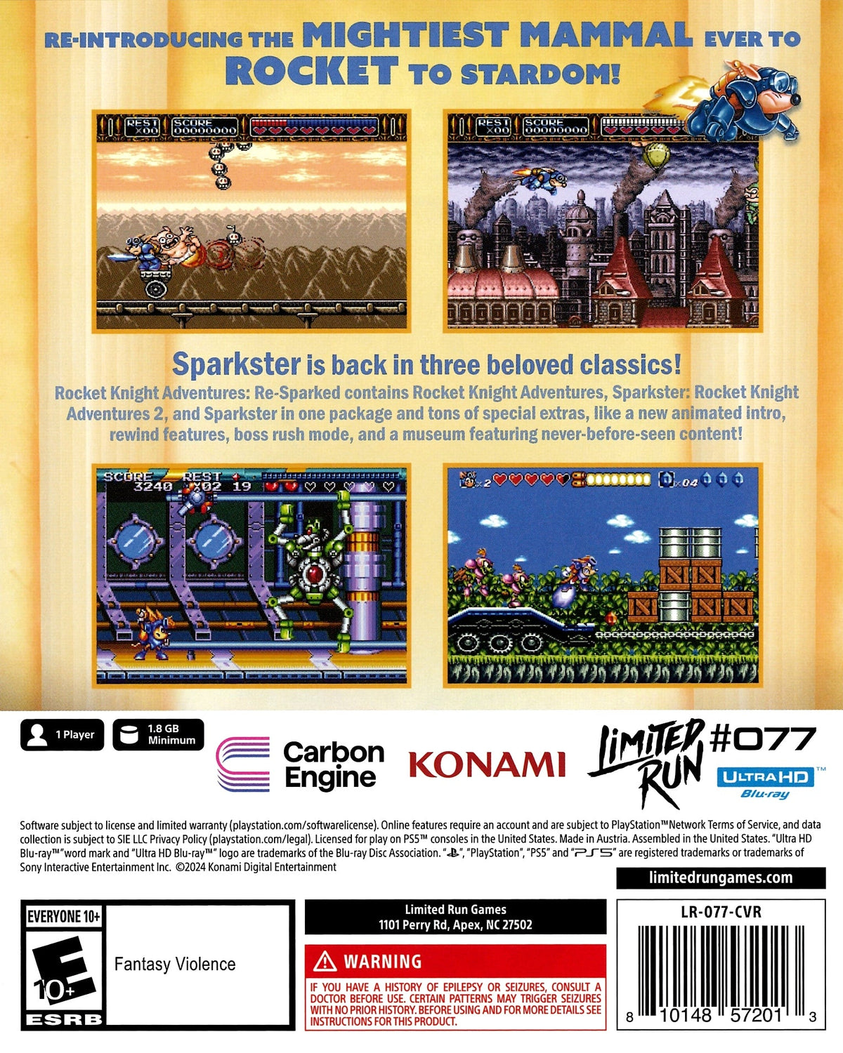 Rocket Knight Adventures: Re-Sparked Playstation 5