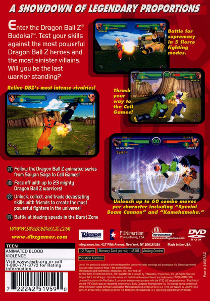 Dragon Ball Z Budokai Playstation 2
