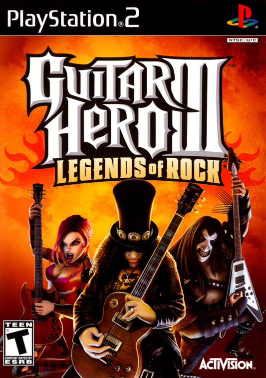 Guitar Hero III 3 Legends of Rock PlayStation 2