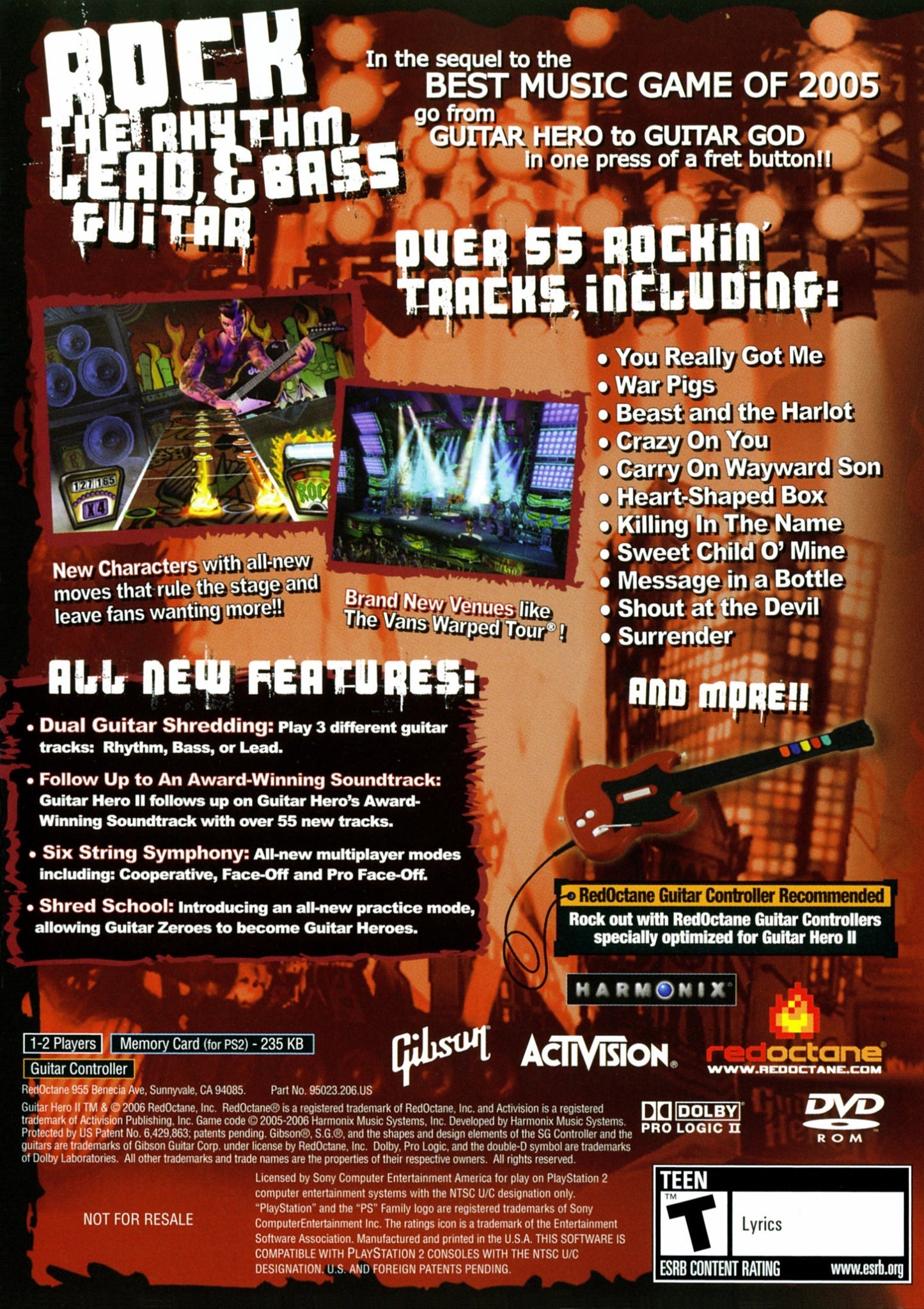 Guitar Hero II  Playstation 2