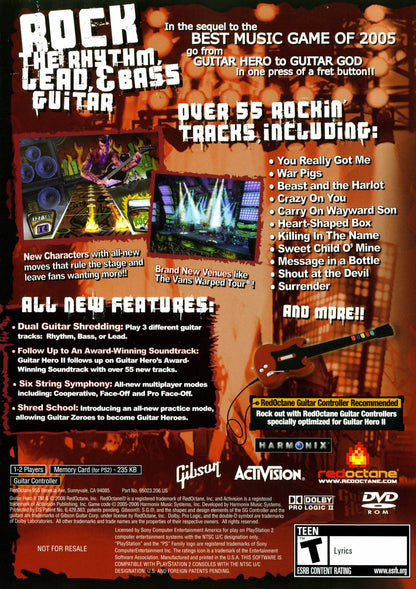 Guitar Hero II  Playstation 2