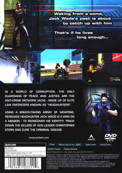 Headhunter Playstation 2