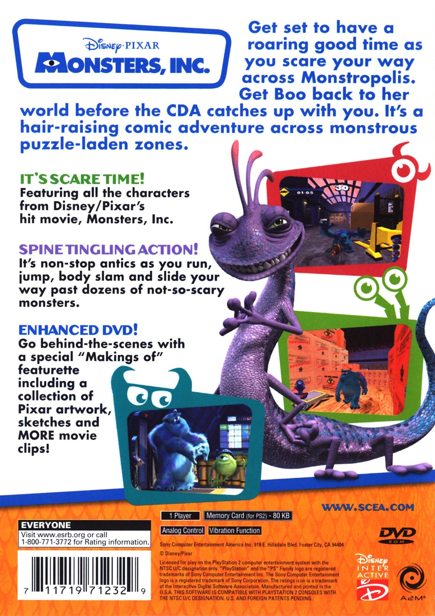 Monsters Inc [Pixar Classics] Playstation 2
