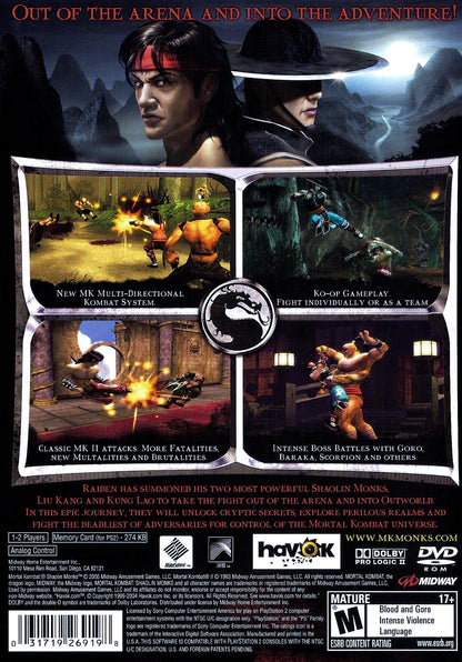 Mortal Kombat Shaolin Monks Playstation 2