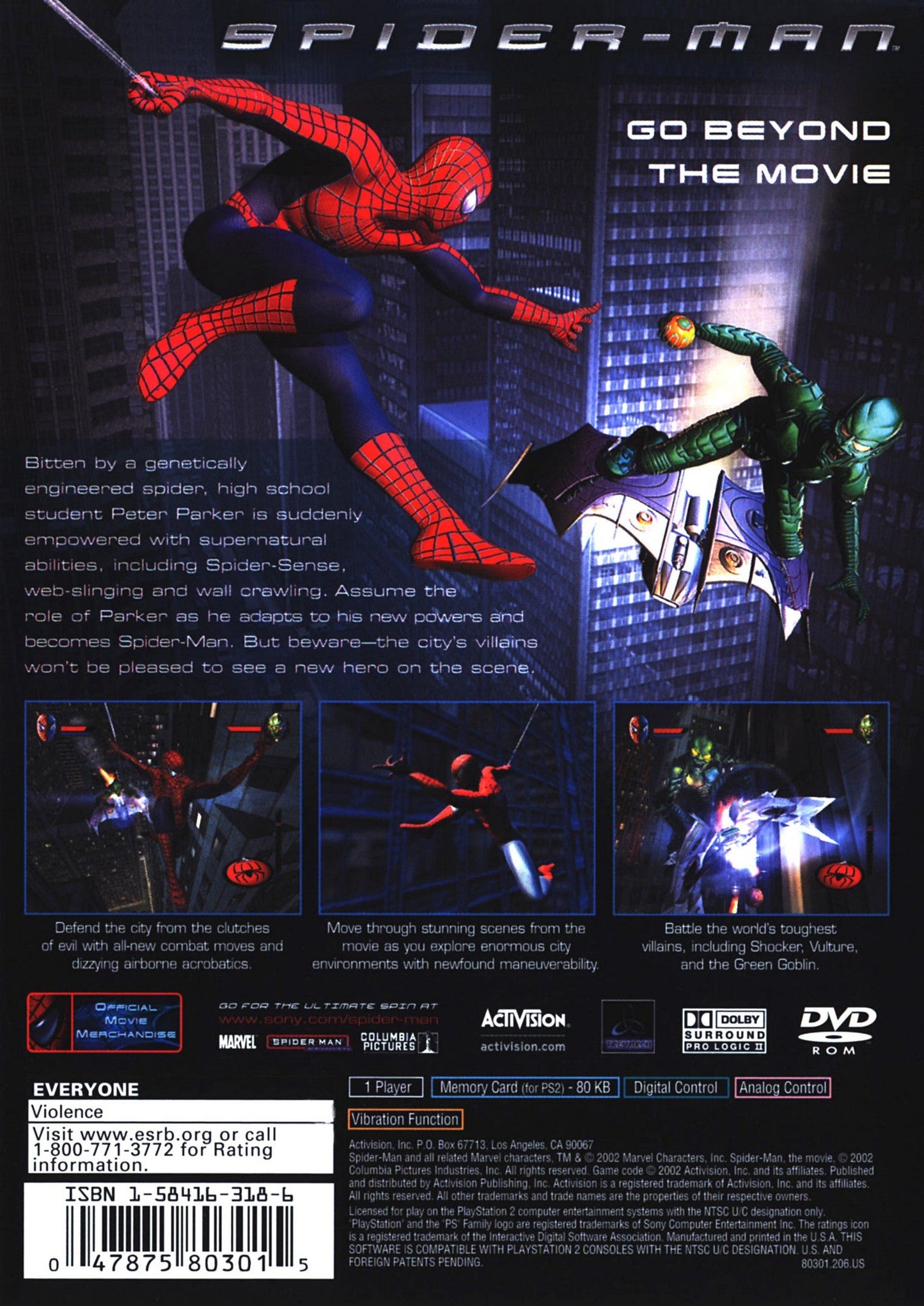 Spiderman Playstation 2