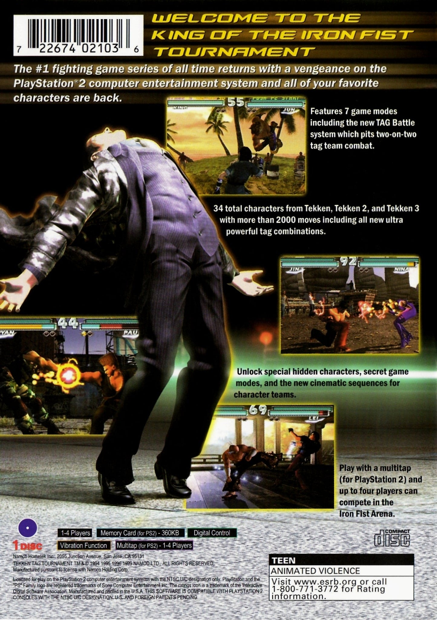 Tekken Tag Tournament Playstation 2