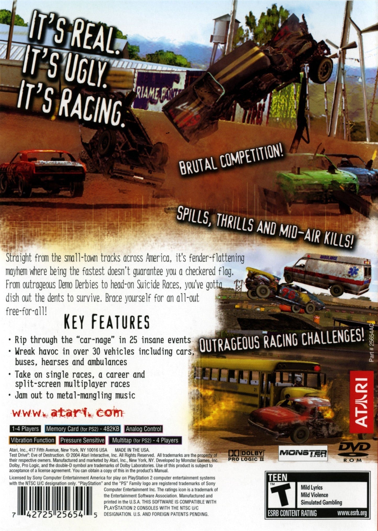 Test Drive Eve of Destruction Playstation 2
