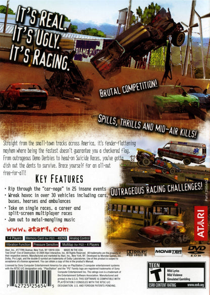 Test Drive Eve of Destruction Playstation 2