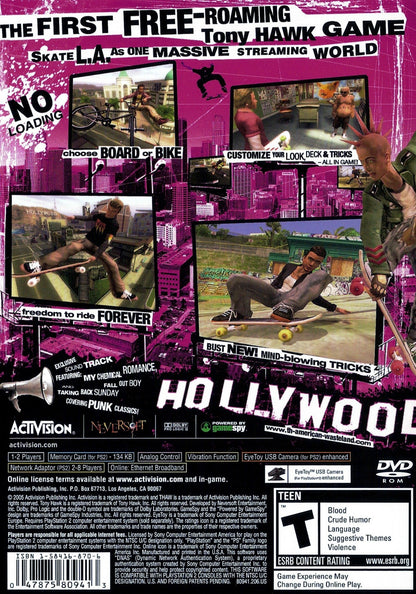 Tony Hawk American Wasteland Playstation 2