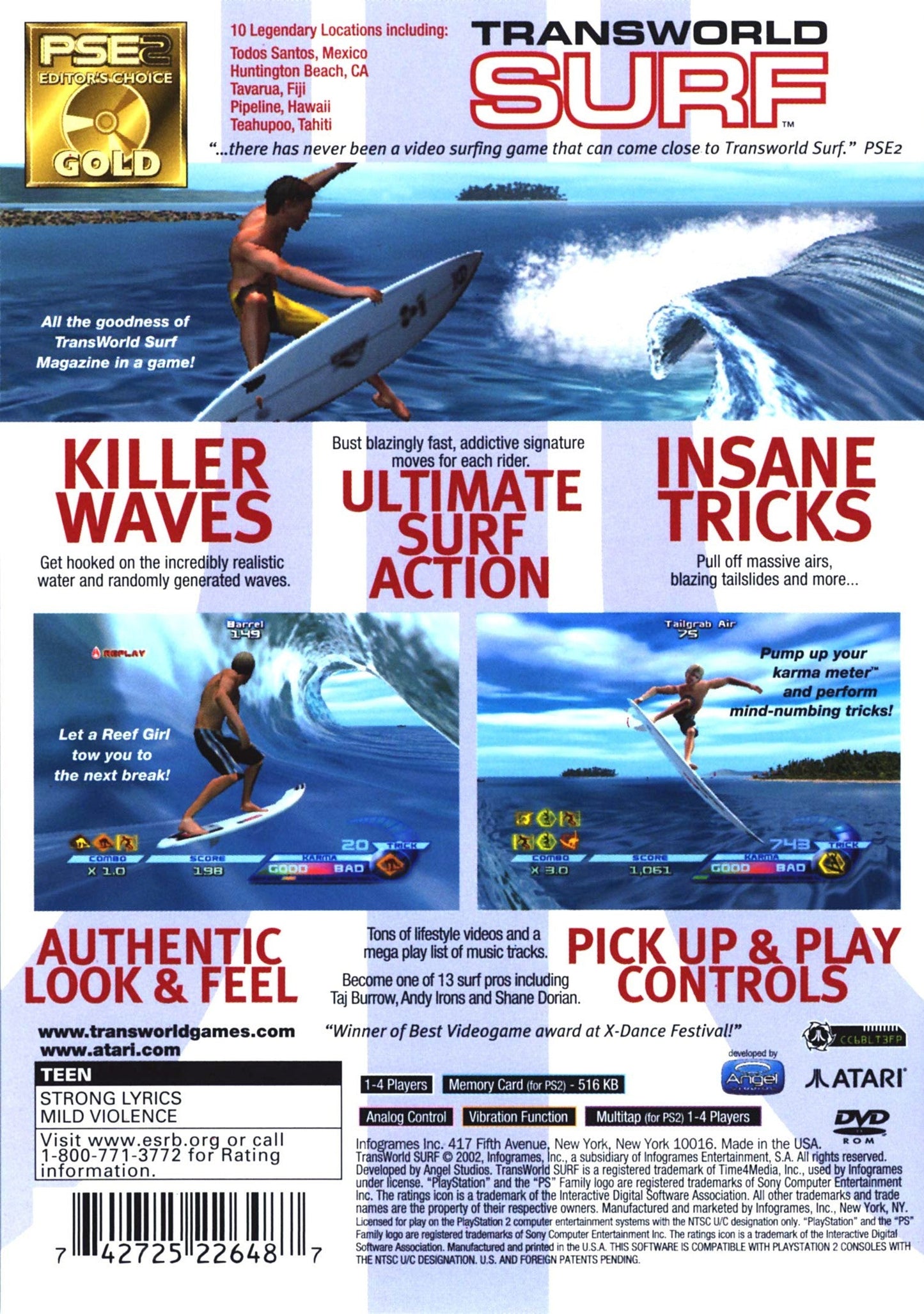 Transworld Surf Playstation 2