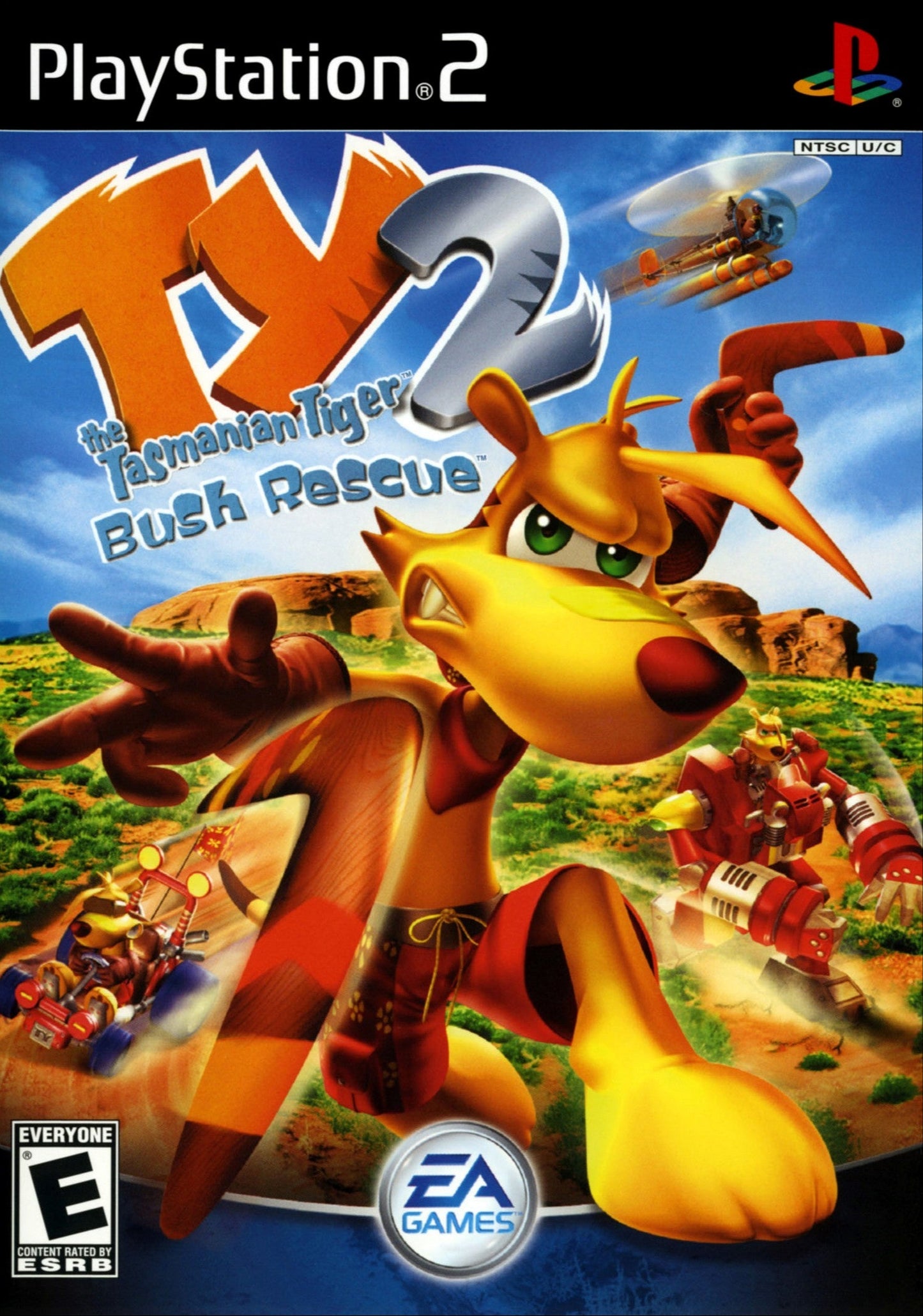 Ty The Tasmanian Tiger 2 Bush Rescue Playstation 2
