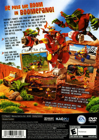 Ty The Tasmanian Tiger 2 Bush Rescue Playstation 2