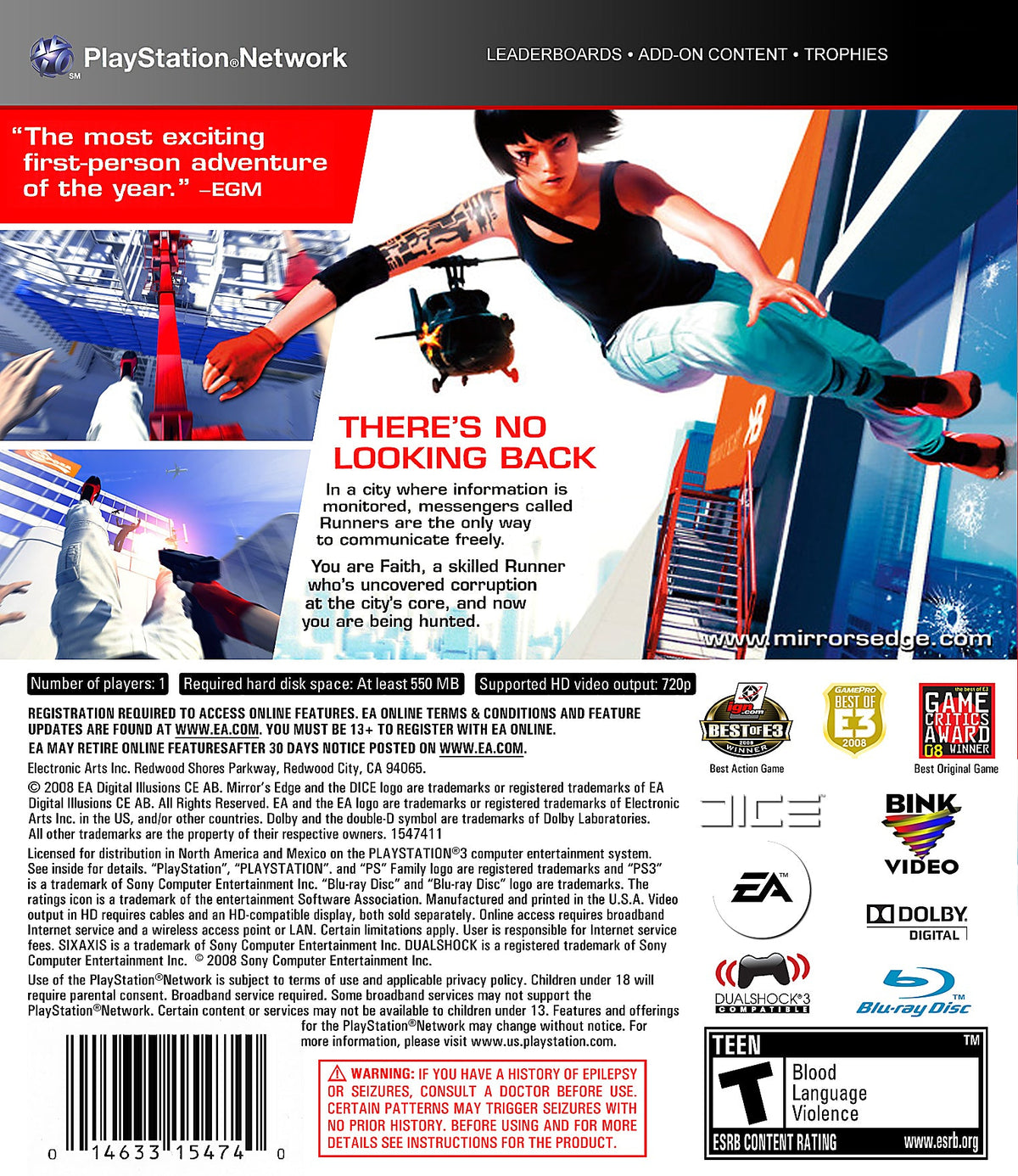 Mirror's Edge Playstation 3