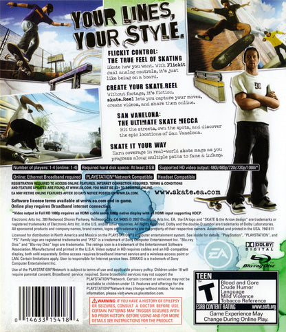 Skate Playstation 3