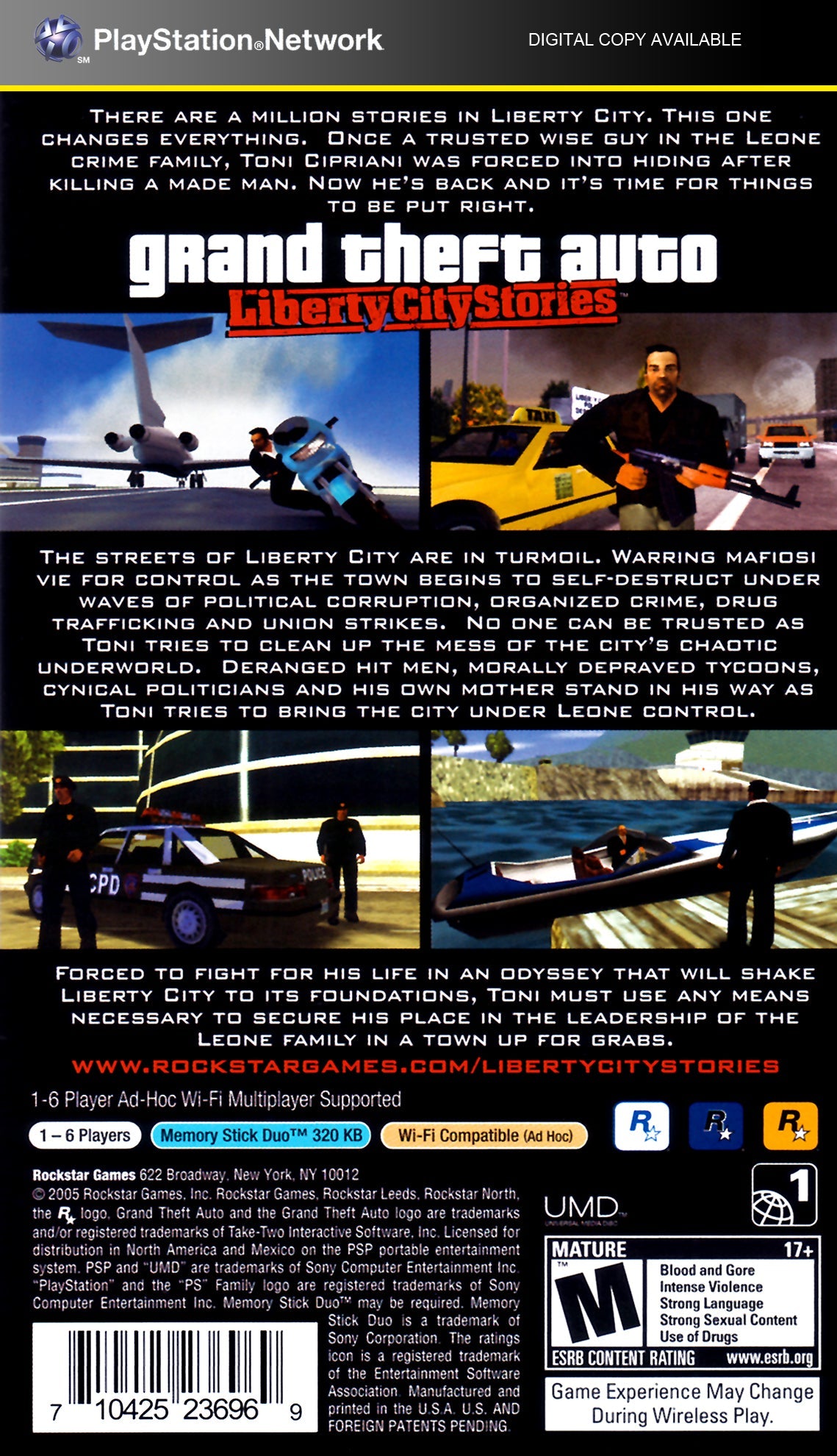 Grand Theft Auto Liberty City Stories PSP