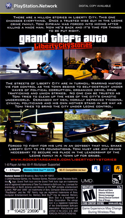Grand Theft Auto Liberty City Stories PSP