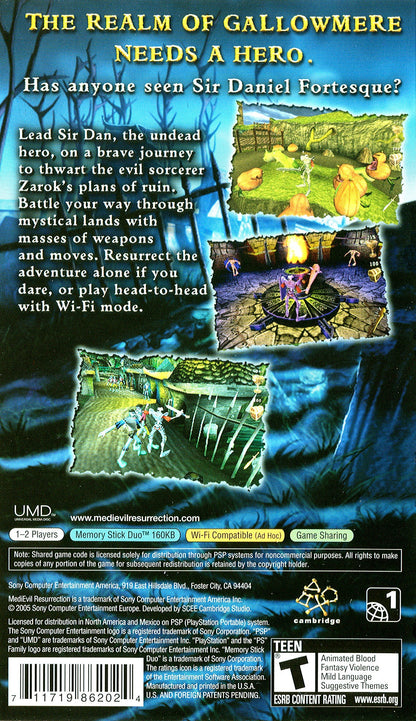 MediEvil Resurrection PSP