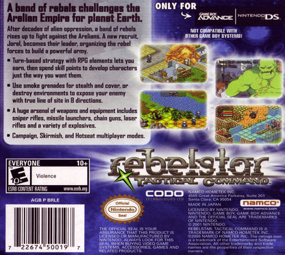 Rebelstar Tactical Command GameBoy Advance