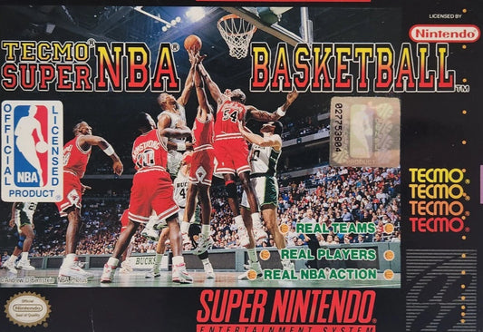Tecmo Super NBA Basketball Super Nintendo