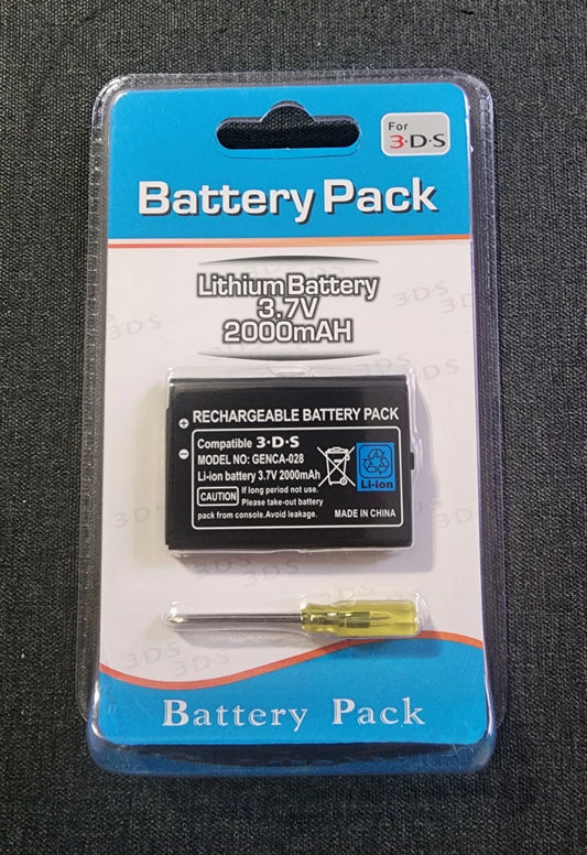 2000mah Replacement Battery For Nintendo 3DS