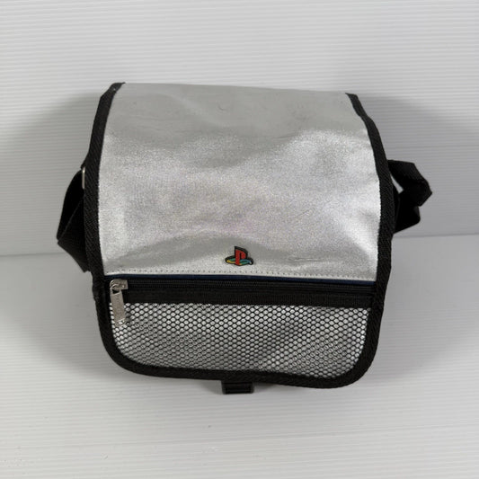 Silver Travel PS1 Slim Console With Strap PS1 Playstation