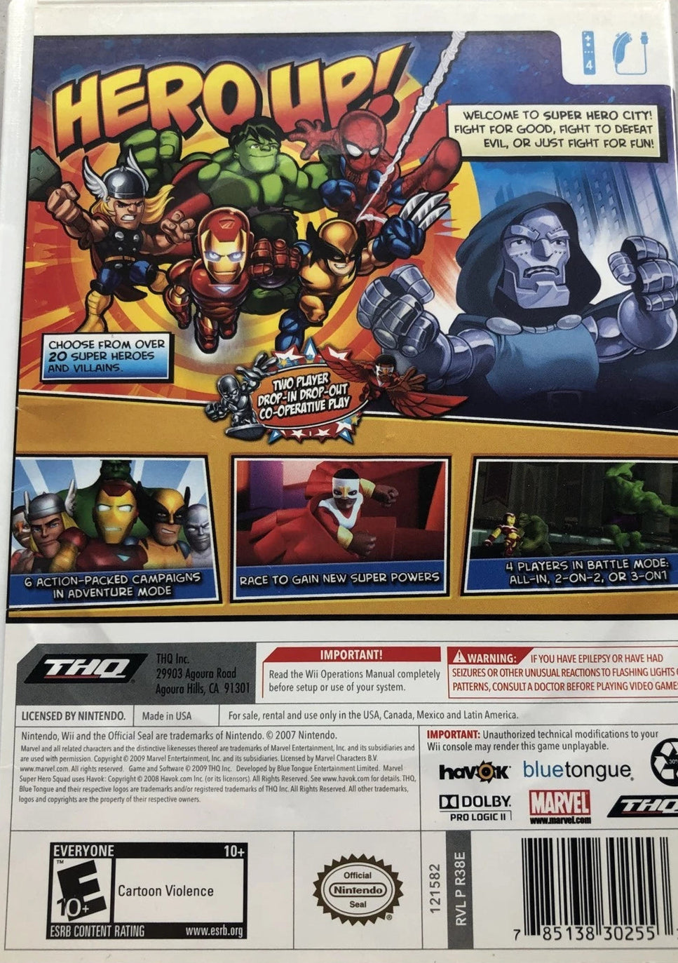 Marvel Super Hero Squad Wii