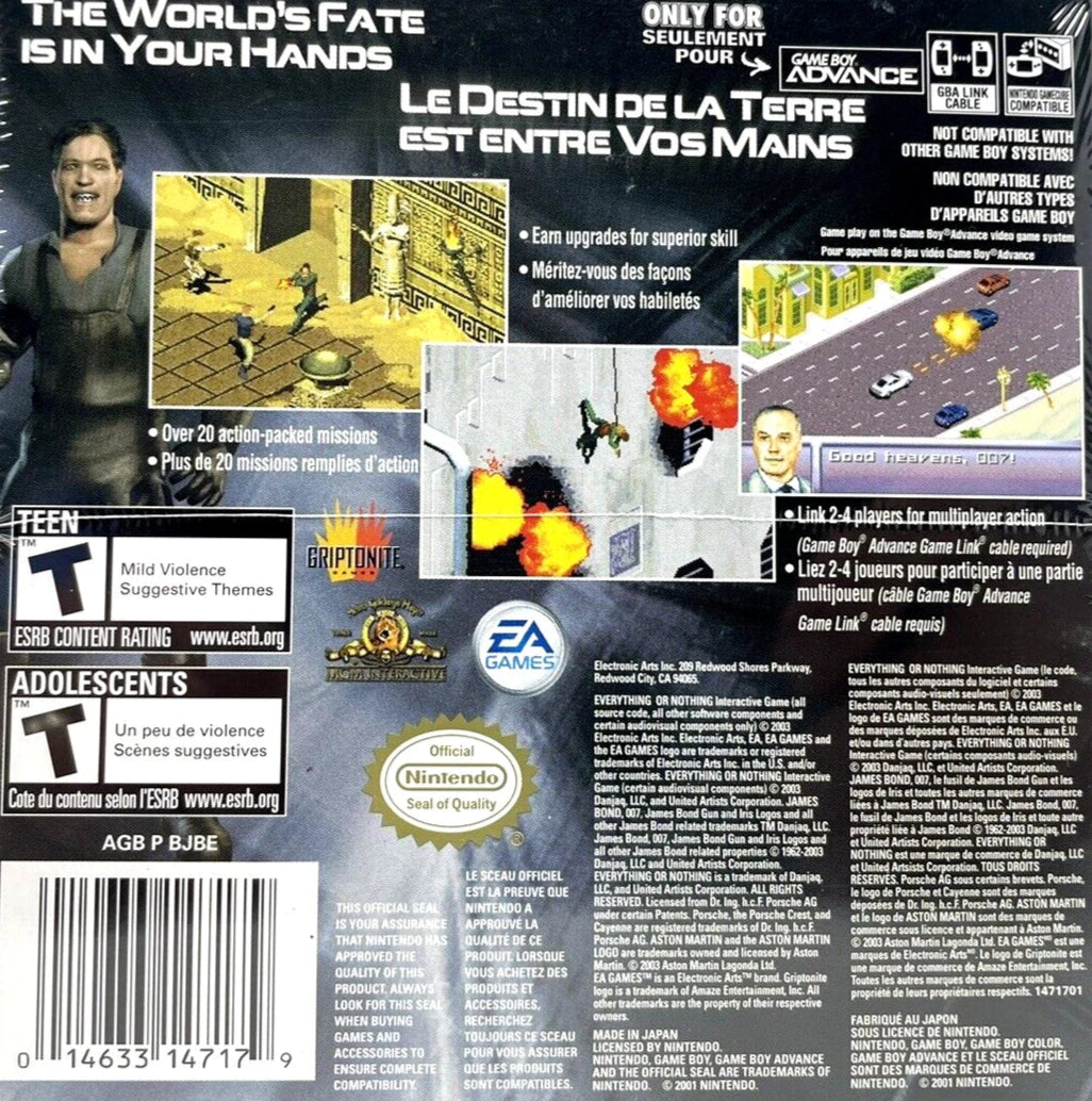 007 Everything or Nothing GameBoy Advance