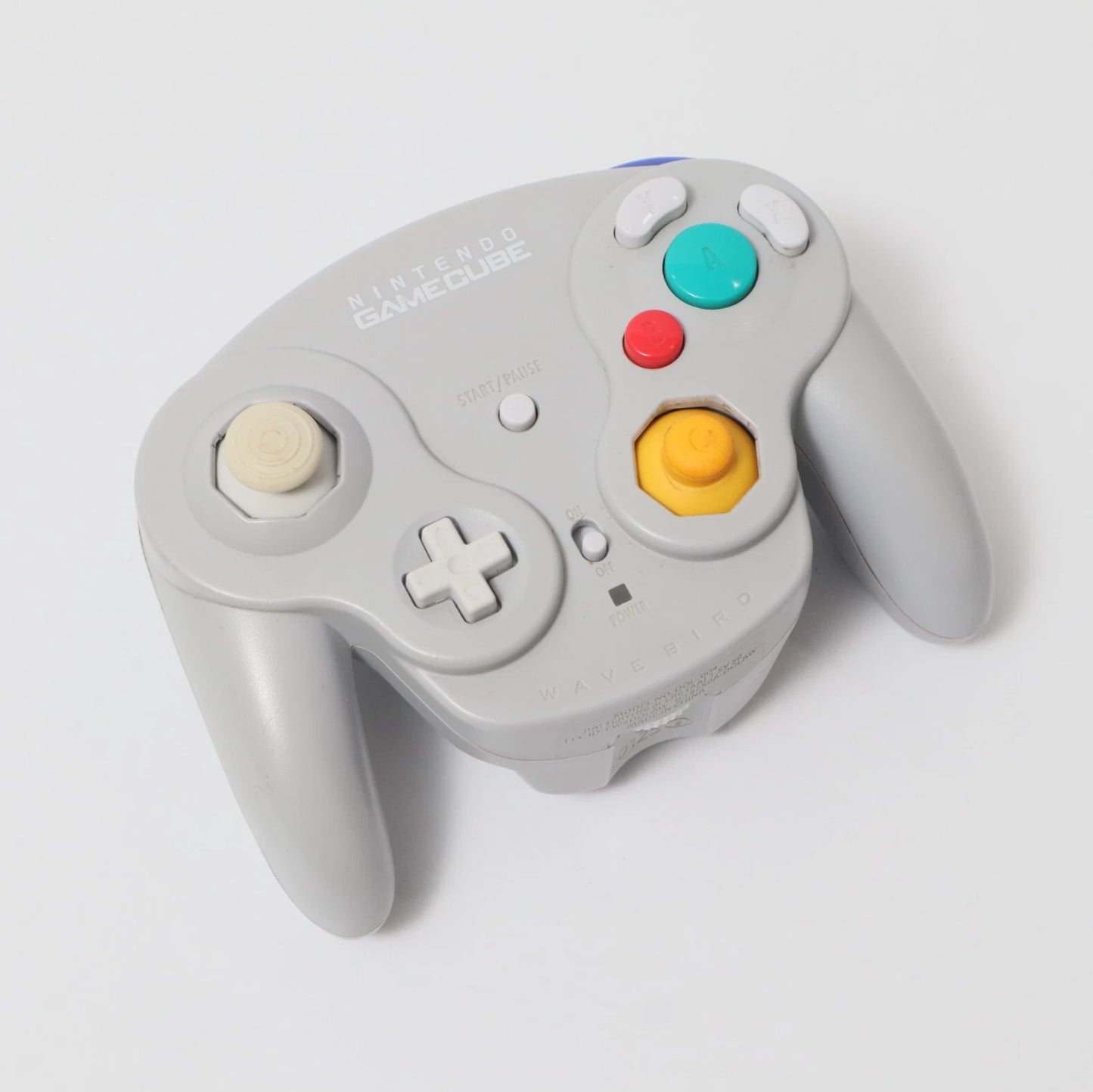 Gray Wavebird Wireless Controller Nintendo Controller (DOL-004 + Receiver DOL-005) Gamecube