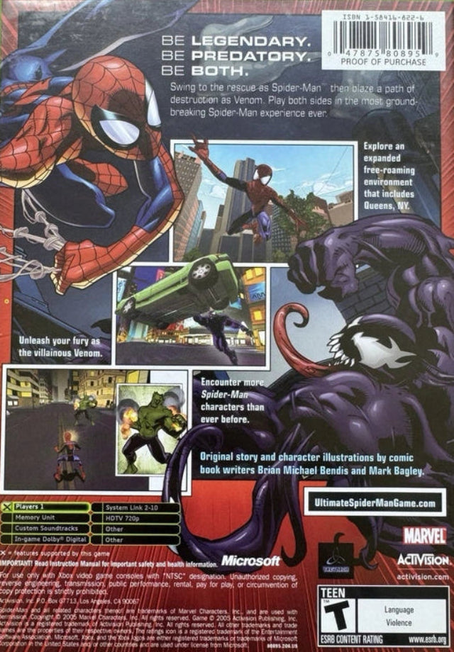 Ultimate Spiderman Xbox