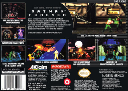 Batman Forever Super Nintendo