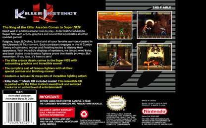 Killer Instinct Super Nintendo