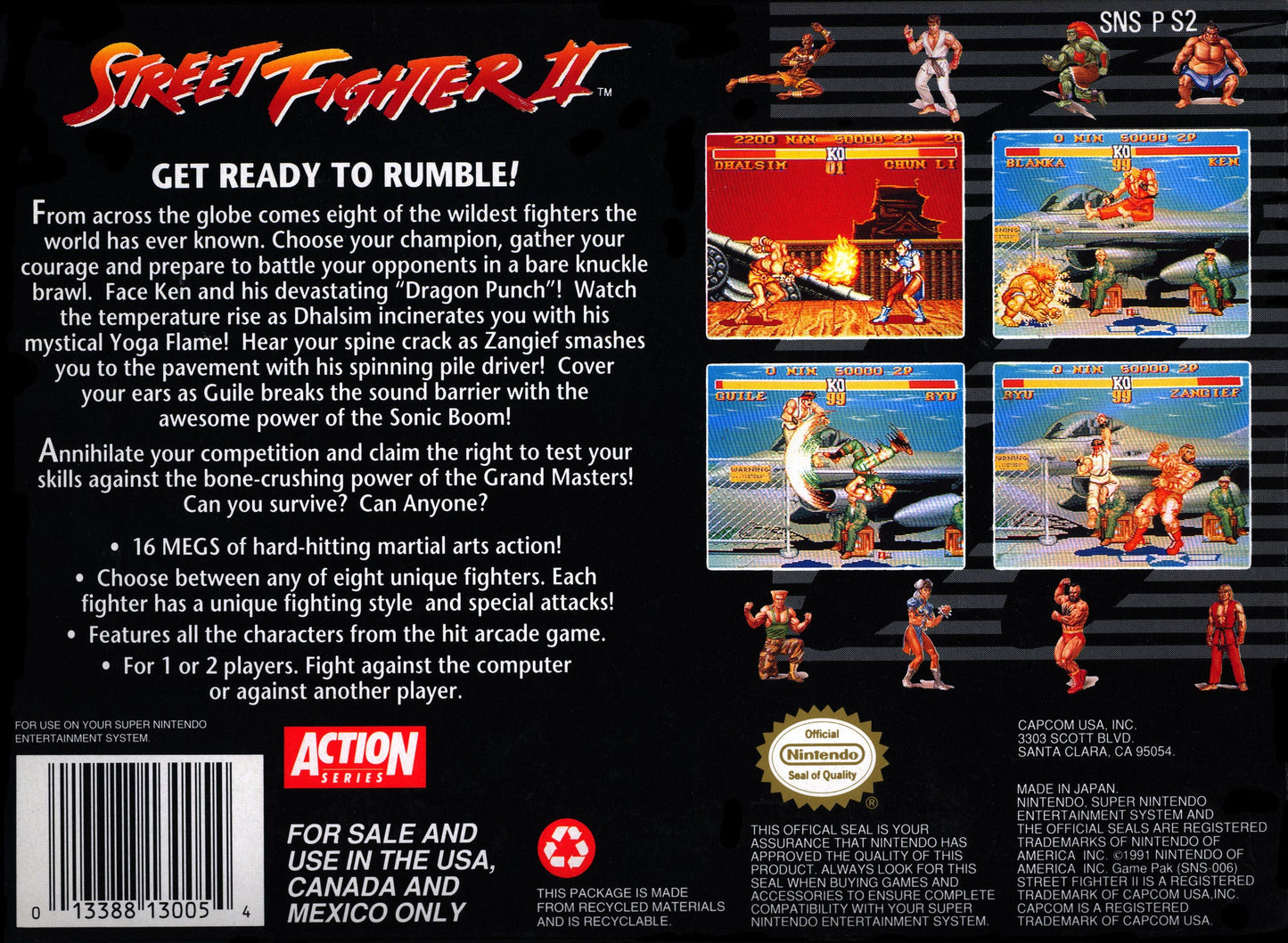 Street Fighter II Super Nintendo