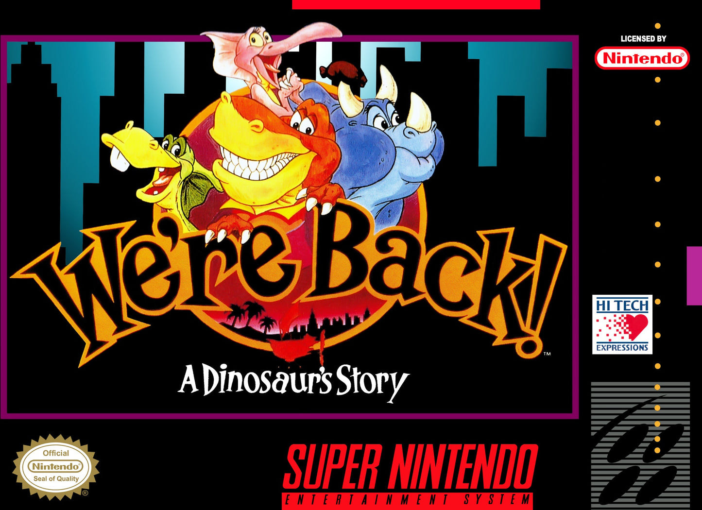 We're Back A Dinosaur Story Super Nintendo