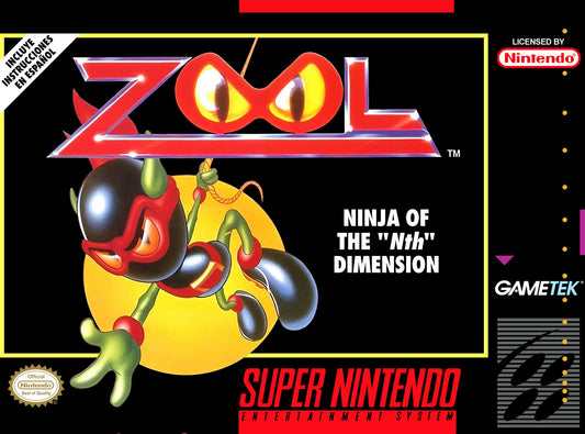 Zool Ninja of the Nth Dimension Super Nintendo