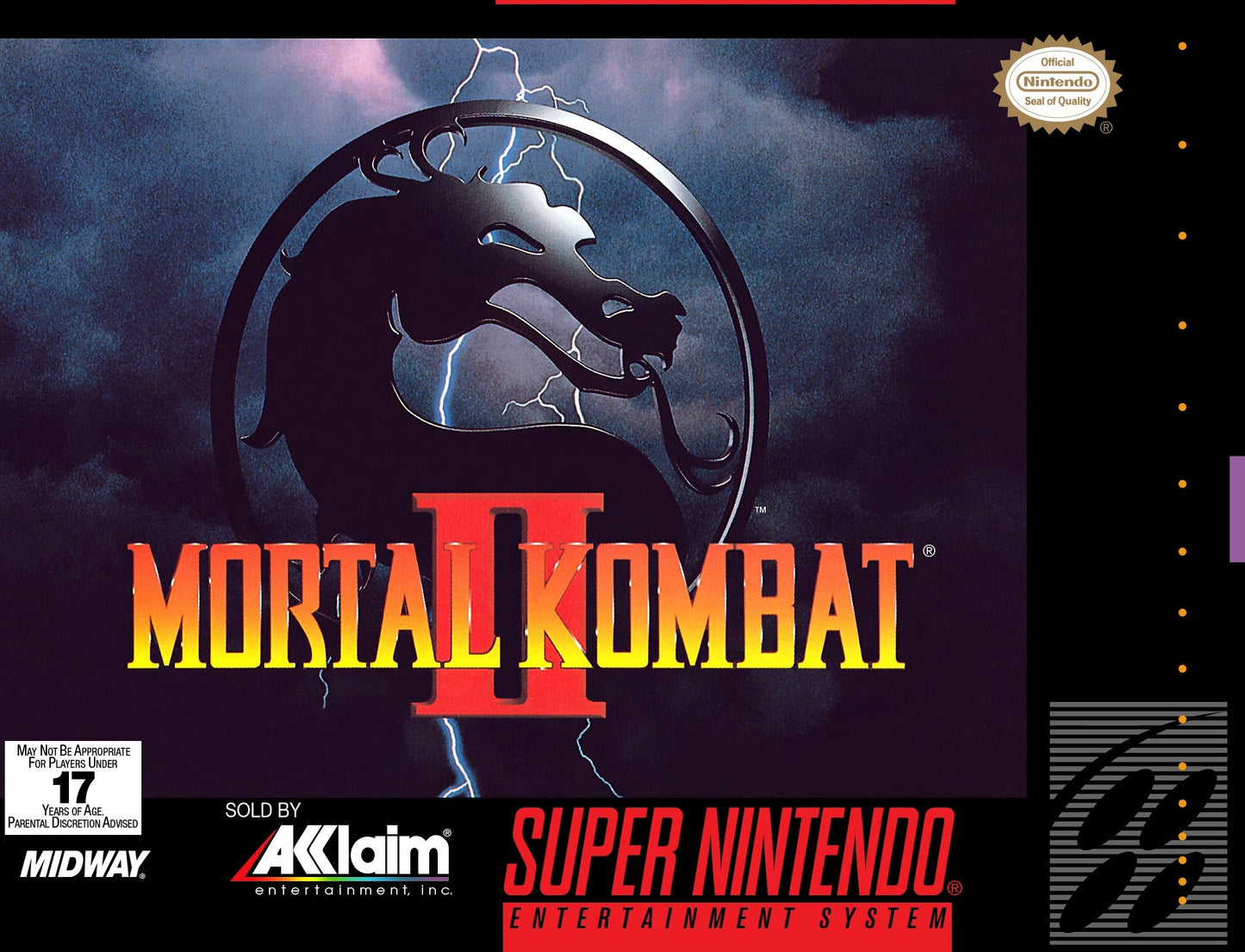 Mortal Kombat II Super Nintendo