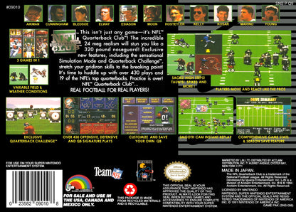 NFL Quarterback Club Super Nintendo