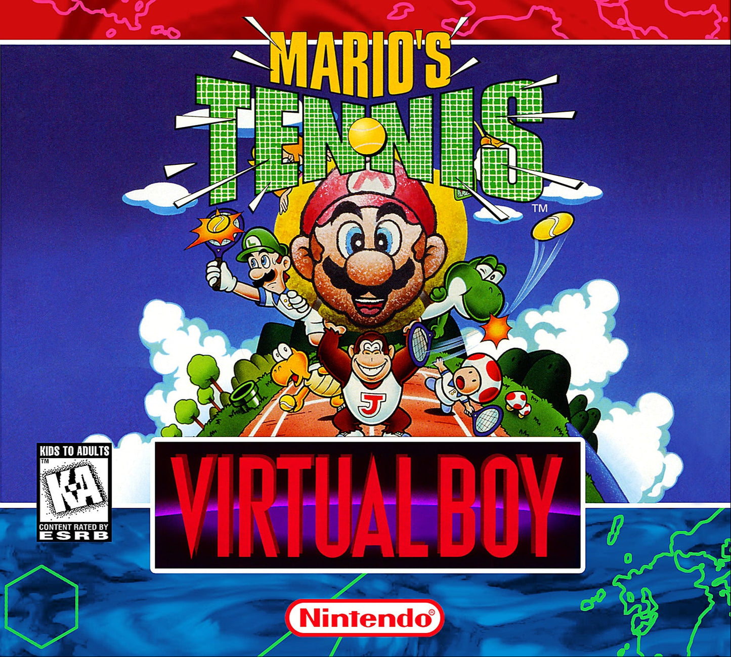 Mario's Tennis Virtual Boy