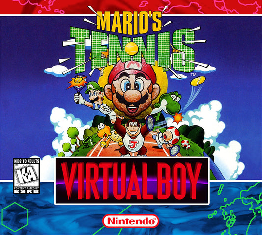 Mario's Tennis Virtual Boy