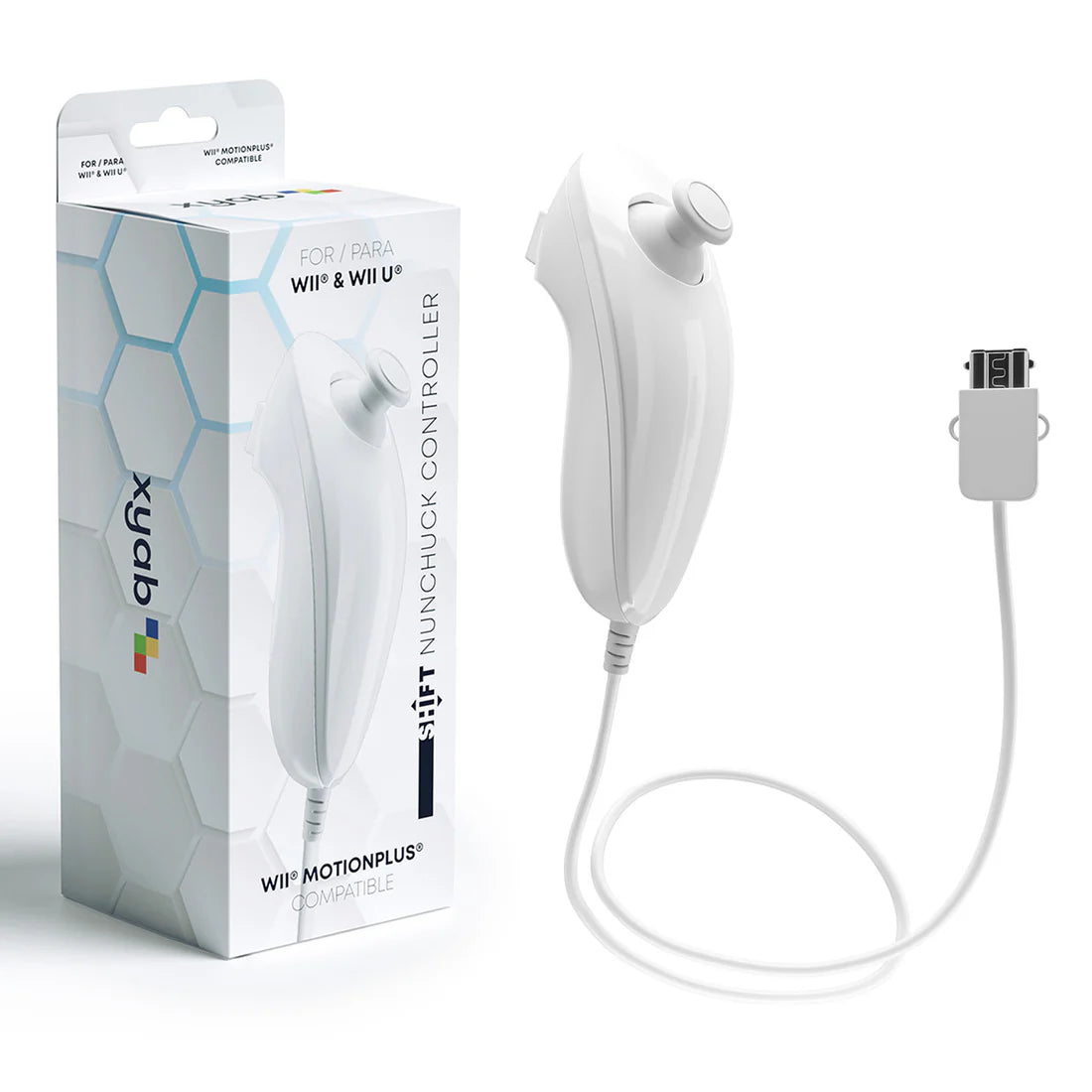 White 3rd Party Wii Nunchuk Wii