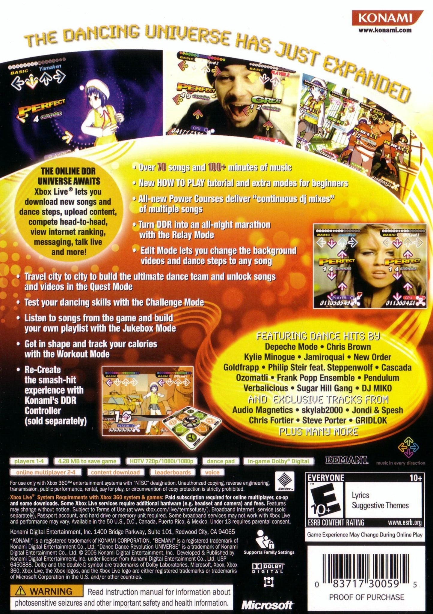 Dance Dance Revolution Universe Xbox 360