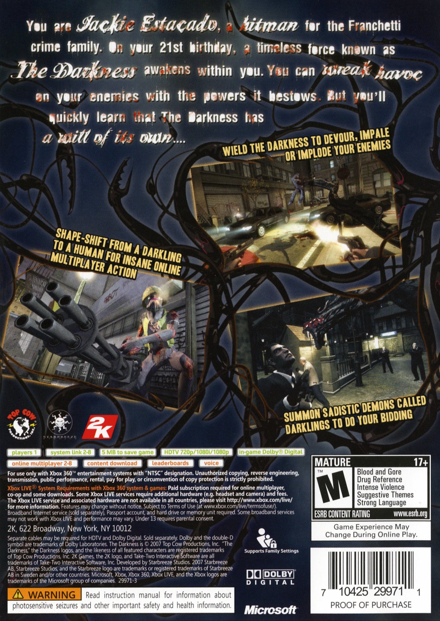 The Darkness Xbox 360